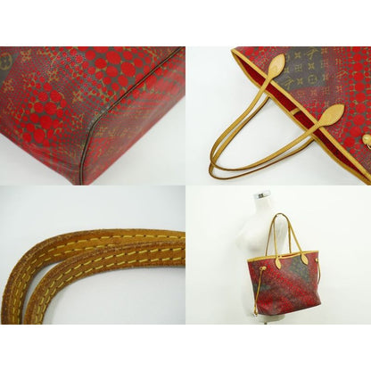 Louis Vuitton Neverfull MM Monogram Wave Yayoi Kusama Tote Bag — view 6