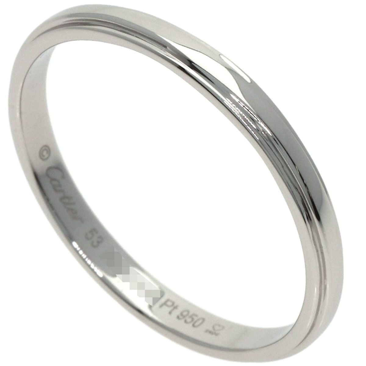 Cartier Damier Ring Silver L