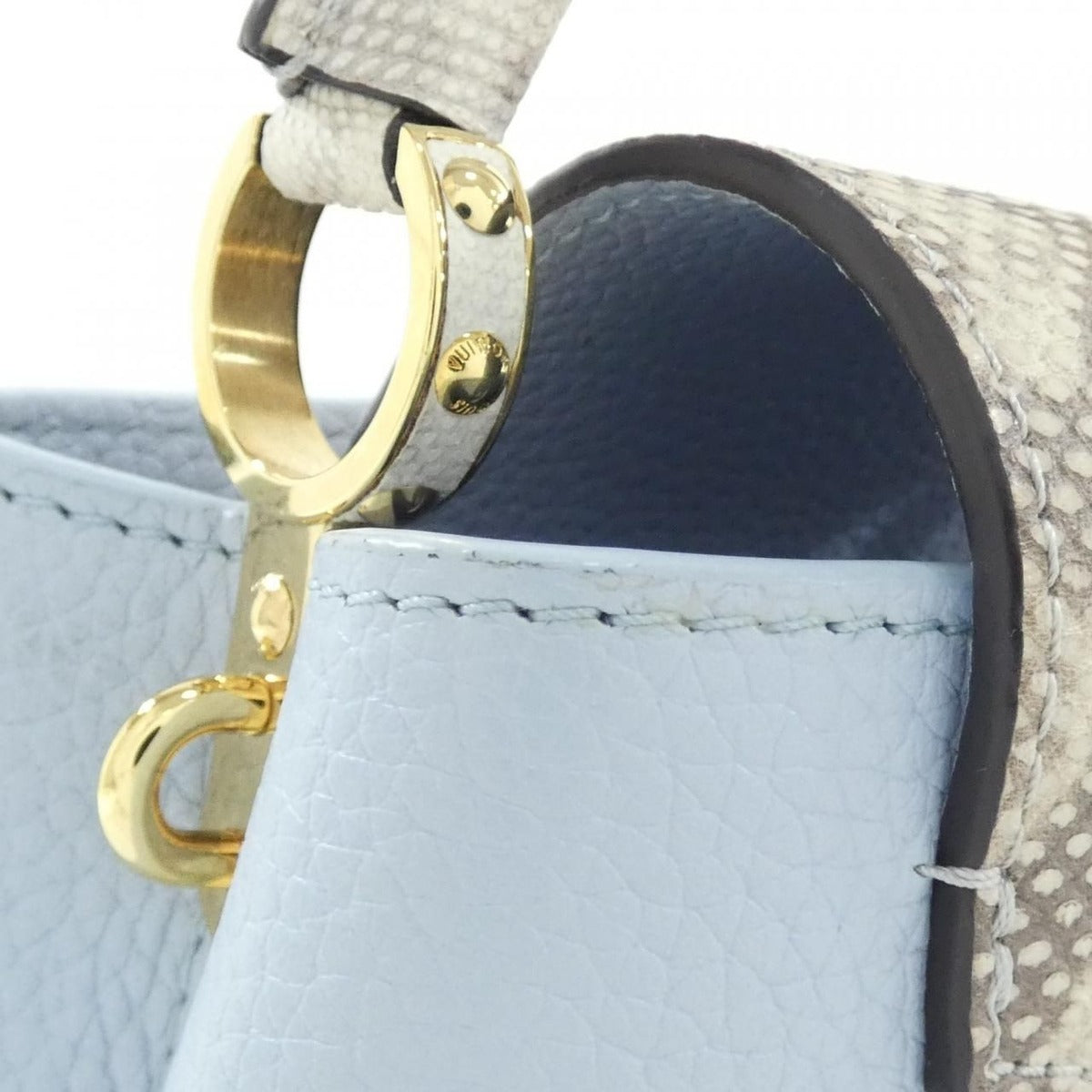 Louis Vuitton Exotic Cles the Capucines Mini Bag — view 5