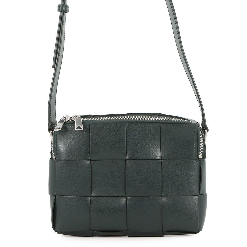 Bottega Veneta Shoulder Bag Cassette Maxi Intrecciato Leather