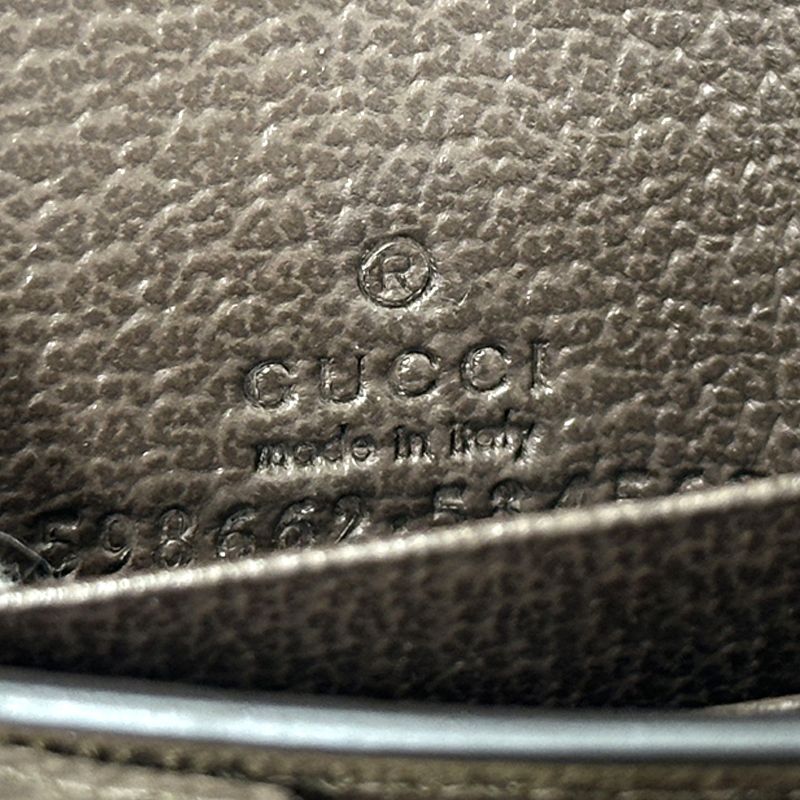 Gucci Wallet Women's Men's Brand Bifold Wallet Leather GG Supreme Ophidia