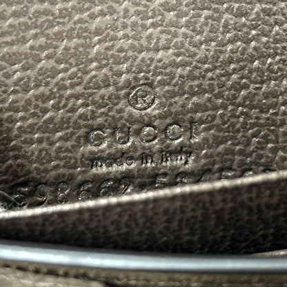 Gucci Wallet Women's Men's Brand Bifold Wallet Leather GG Supreme Ophidia