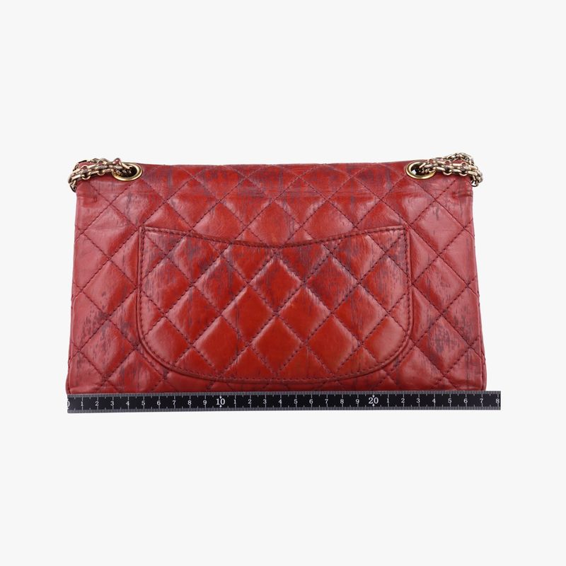 Chanel255 Matelasse Red Lamb Skin A4880713868239