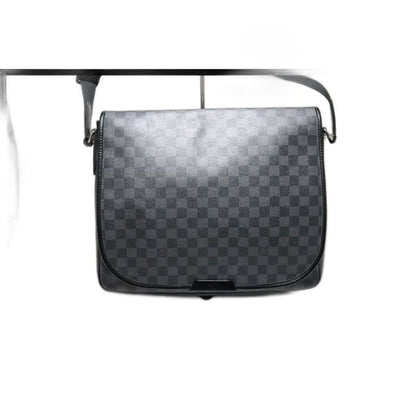 Louis Vuitton Damier Graphite Daniel MM Leather Shoulder Bag