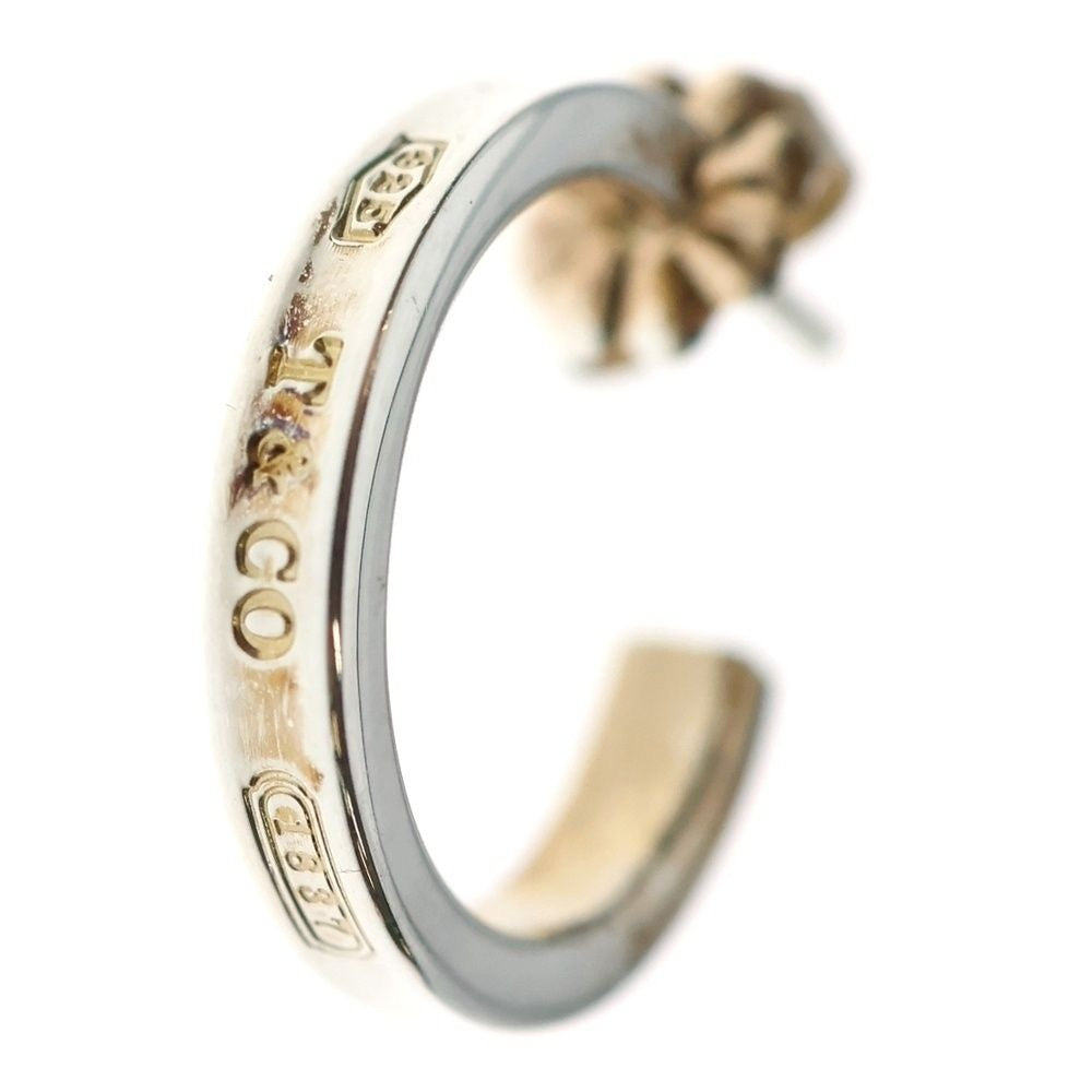 Tiffany & Co. Narrow Hoop Earrings Silver