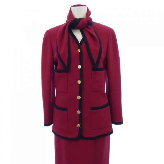 Chanel Vintage Suit Red 34