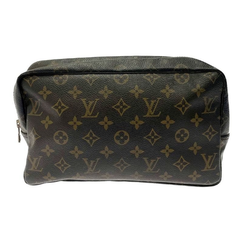 Louis Vuitton M47522 Monogram PVC Trousse Toilette 28 Brown 314745 Second Bag