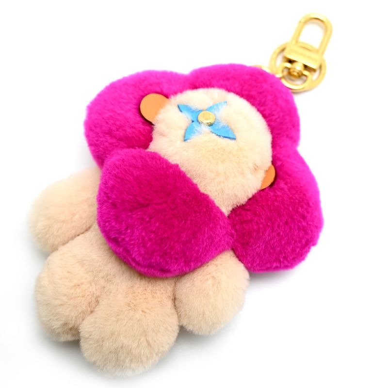 Louis Vuitton Key Holder Beige Pink