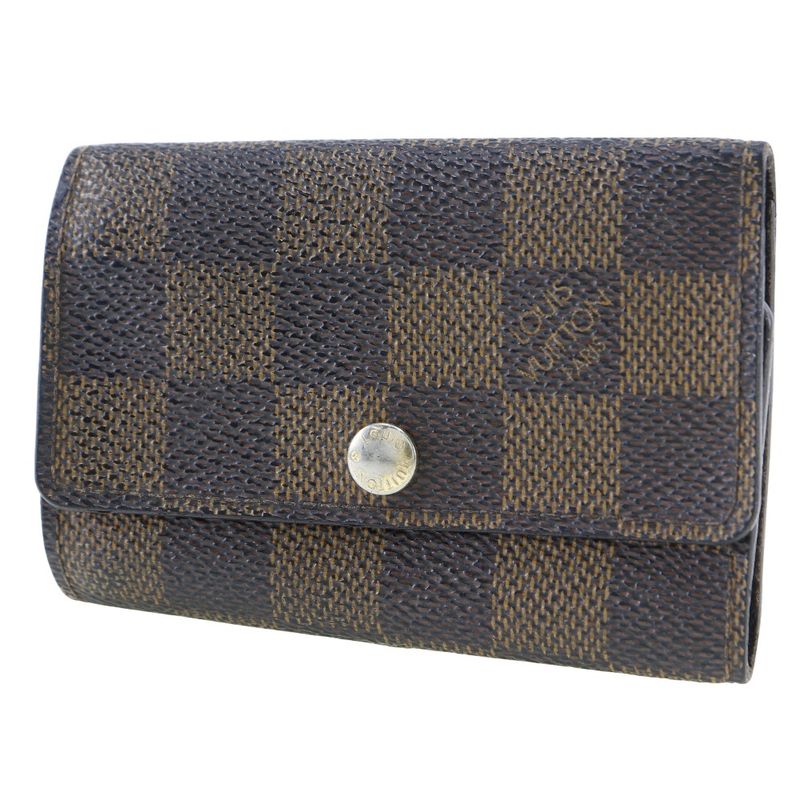 Louis Vuitton Multicles 6 N62630 Damier Canvas Ct1151 Unisex Key Case