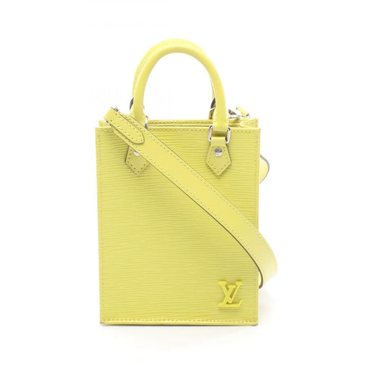 Louis Vuitton Handbag Petite Sac Plat Joanne Cedra Leather Pla