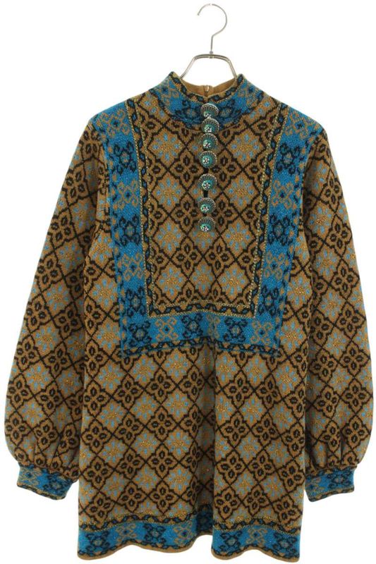 Gucci 598836 Xka5o Allover Knit Dress Women's L