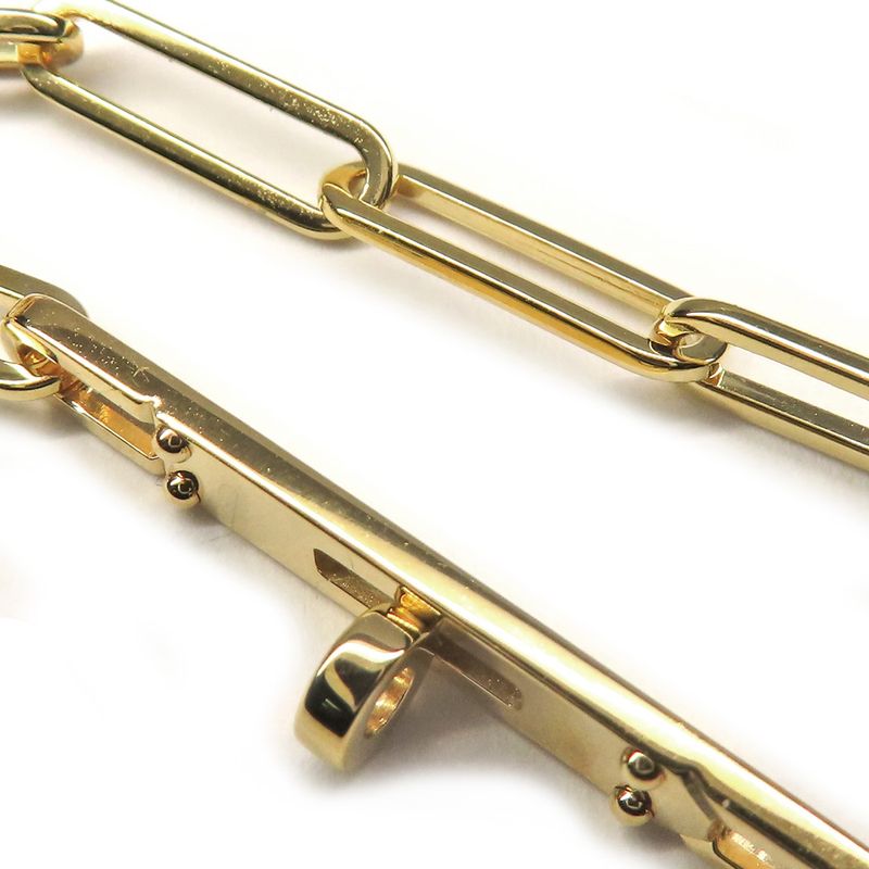 Hermes Earrings Kelly Chaine Au750 18K Yellow Gold Yellow Gold Pair