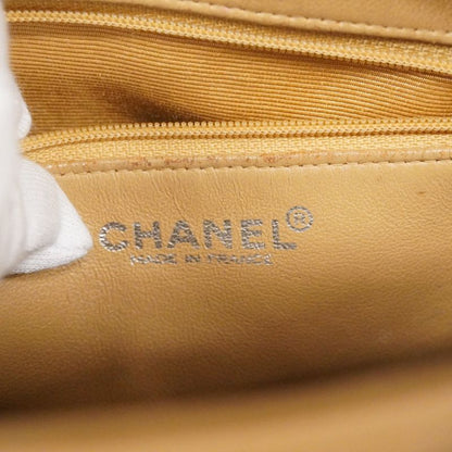 Chanel Tote Bag Revival Tote Caviar Skin Beige Chien Pan Gold Hardware Women's