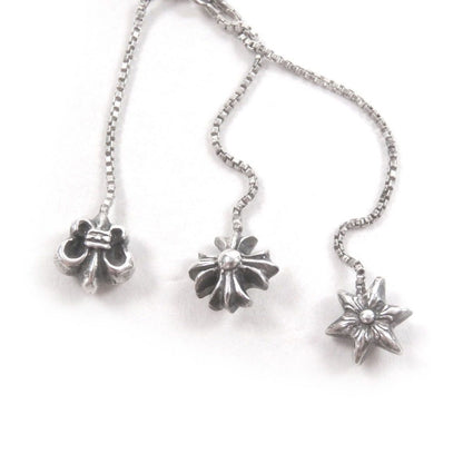 Chrome Hearts Jojoearring Jojo 14k Star CH Plus BS Posting Earrings Silver — view 3