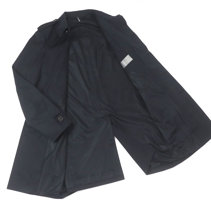 DIOR Homme DIOR Homme 363c357z2175 Stencil Collar Coat With Logo Button