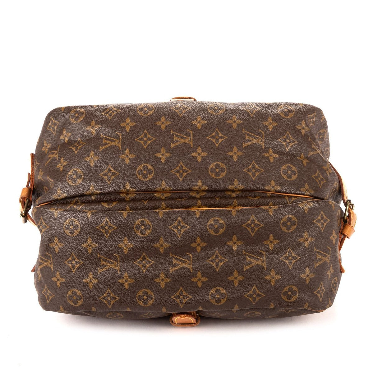 Louis Vuitton Saumur Brown Monogram Canvas Shoulder Bag — view 6