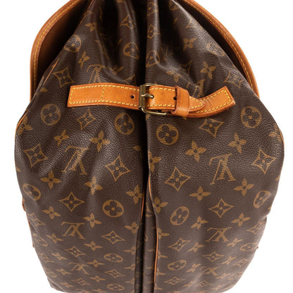 Louis Vuitton Saumur Brown Monogram Canvas Shoulder Bag — view 8