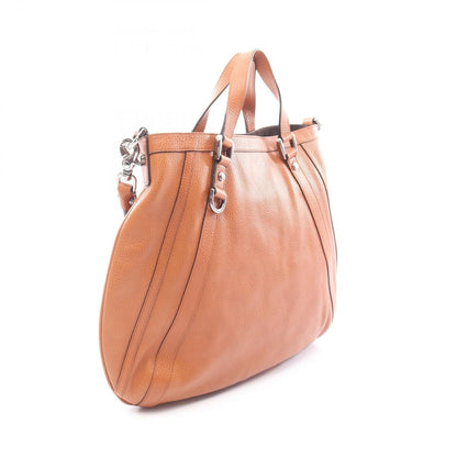 Gucci Handbag Brown Leather 2-Way — view 2