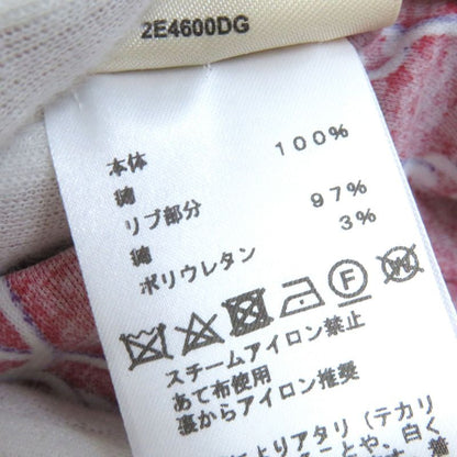 Hermes 22SS Cotton Allover Design Short-sleeved T-shirt Cut And Sewn Red 34