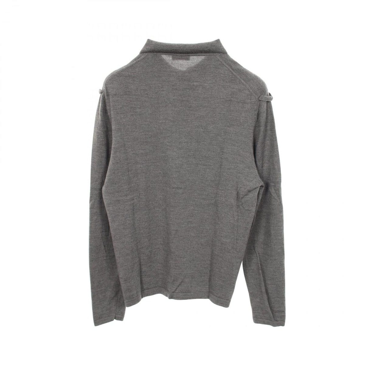Dior Homme Polo Shirt Bee Embroidery Long Sleeve Knit Wool Bee — view 2