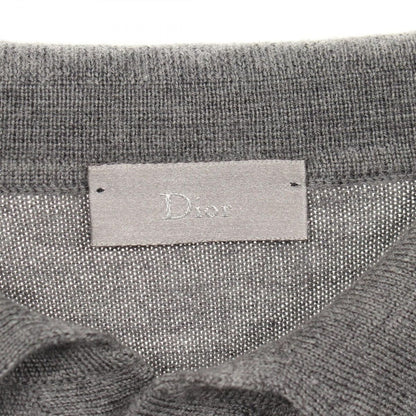 Dior Homme Polo Shirt Bee Embroidery Long Sleeve Knit Wool Bee — view 3