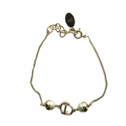 Dior Bracelet Dlogo Real Pearl Gold