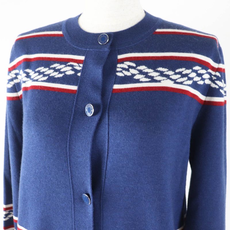 Hermes 23SS 3e2715d4 Cashmere Silk Canoe Chain Anchor With Serie Button