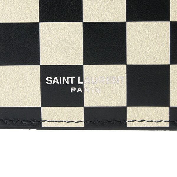 Saint Laurent Card Case CARD Holder Beige/black