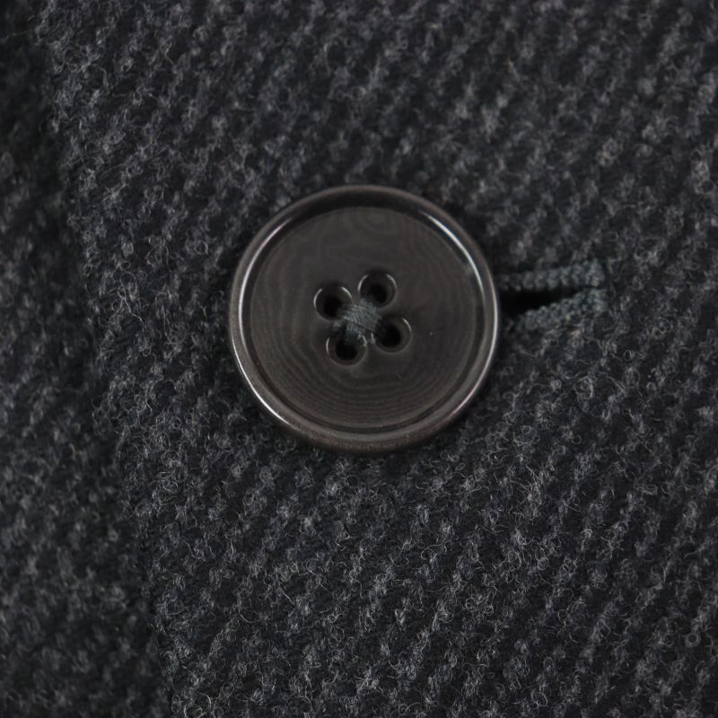  Emporio Armani Emporio Almaani T LINE 100% Wool Black Tag Woven Pattern