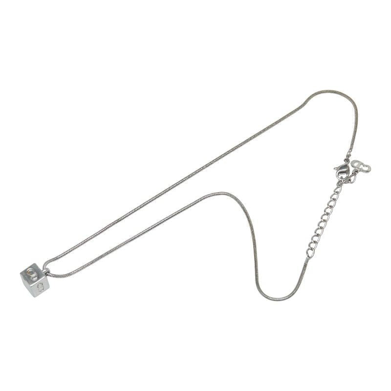 Dior CD Logo Cube Silver Metal Ladies Dior