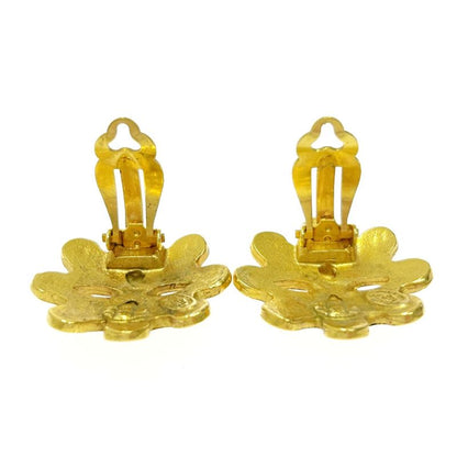 Chanel GP 94p Coco Mark Earrings Gold 408853 Earrings