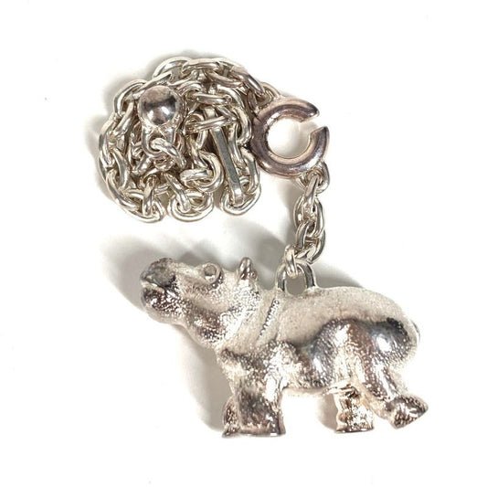 Hermes Charm Hippopotamus Charm Sv925 Silver