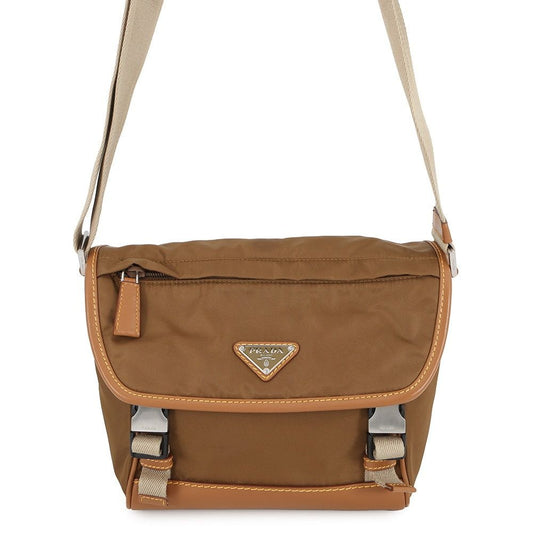 Prada Shoulder Bag Re-Nylon Saffiano Nylon Leather