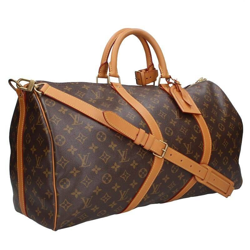 Louis Vuitton 20 SS Keepall Bandouliere 50 Monogram Wave Boston Bag Men
