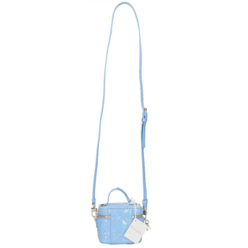 Christian Dior S0935owcb Canage Patent Calfskin 2-way Shoulder Bag Women