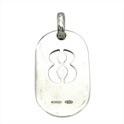 Gucci 8 Eight Plate Pendant Top Sv925 77g Silver Unisex