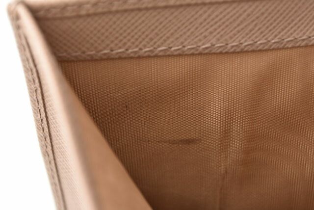 Prada Wallet Fold Prada Wallet 1ml009 Saffiano Leather Cipria Beige