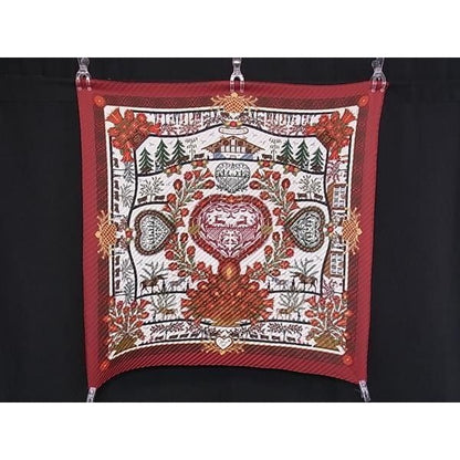 Hermes Pliss Scarf Carre Plisse Multicolor Silk Decoupages Paper — view 2