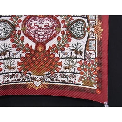 Hermes Pliss Scarf Carre Plisse Multicolor Silk Decoupages Paper — view 4