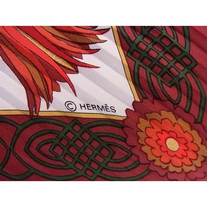 Hermes Pliss Scarf Carre Plisse Multicolor Silk Decoupages Paper — view 5