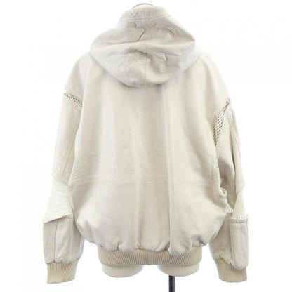 Celine Leather Jacket White — view 2
