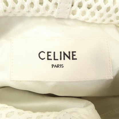 Celine Leather Jacket White — view 4
