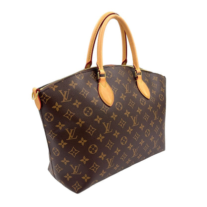 Louis Vuitton NM MM 2-Way Shoulder Leather Brown Handbag Gold — view 2
