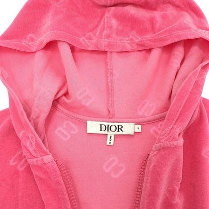 Christian Dior Kids CD Logo Velvet Hoodie and Shorts Setup 2wbb13care 2wbb13shte