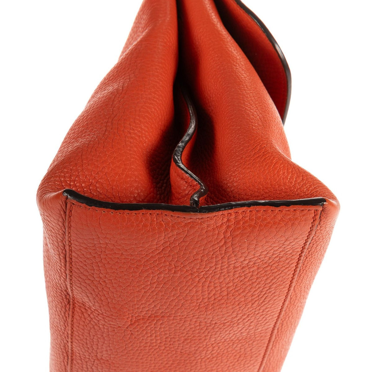 Gucci Large Daily Top Handle Orange Grain Leather — view 7