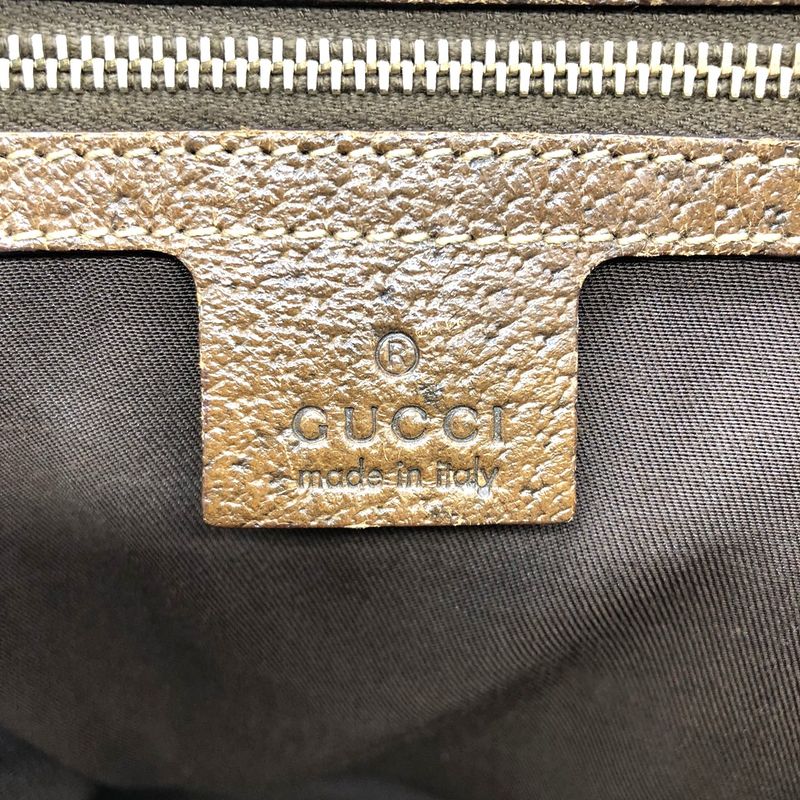 Gucci 145818 Tote Bag New Jackie GG Canvas Brown Beige Ladies Men Fashion