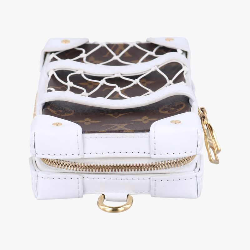 Louis Vuitton Soft Trunk Fawn Box Monogram / Brownish And White Monogram