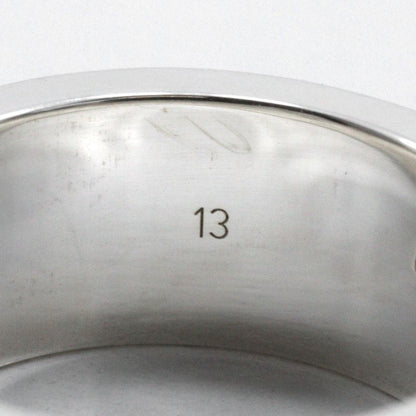 Gucci G Logo Silver 925 Size 12.5 Ladies 8.5g Ring