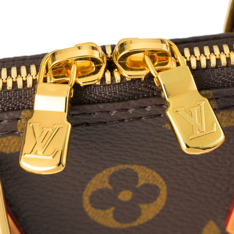 Louis Vuitton Shoulder Bag Nano Alma Brown