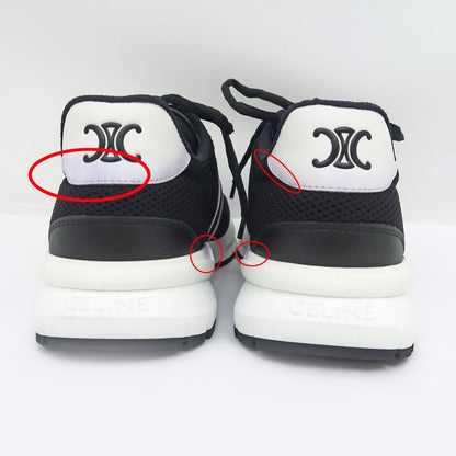 Celine Sneakers - Black White Size 38 Shoes Women's Apparel Women's